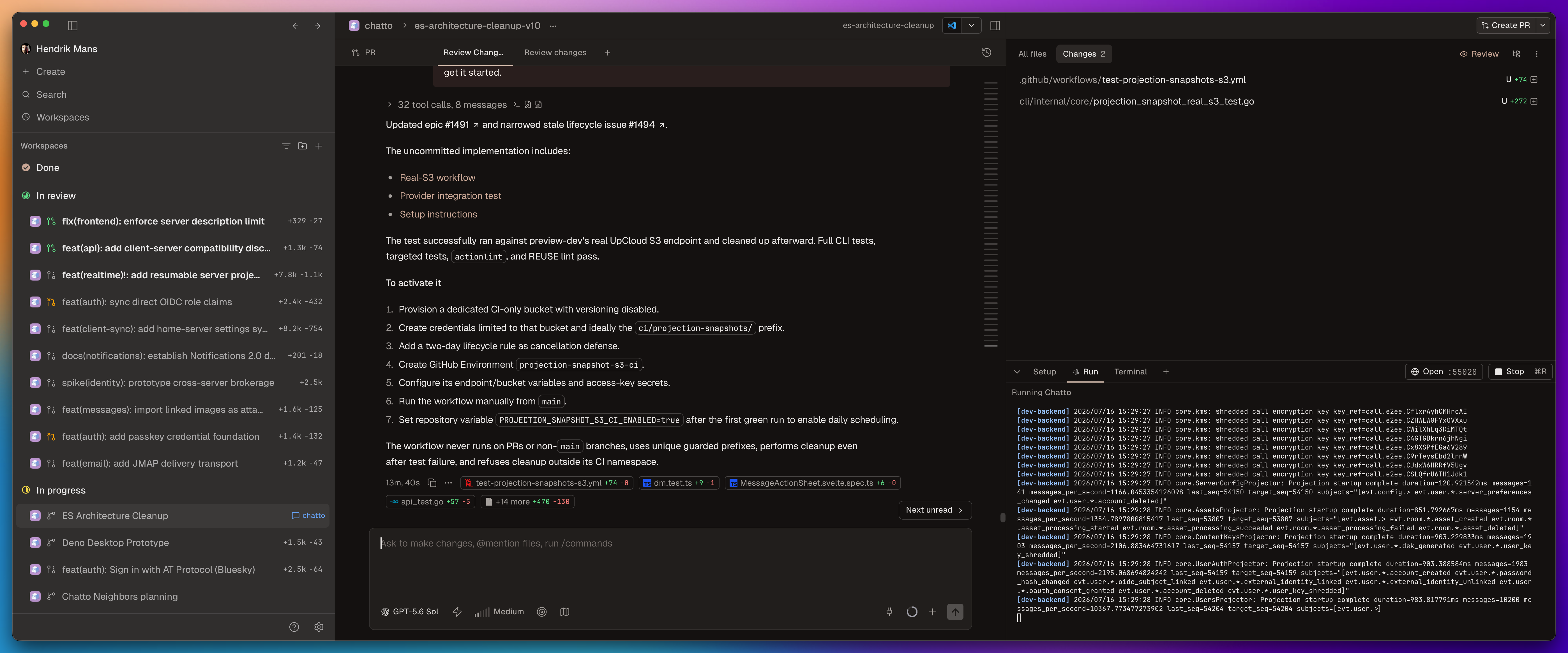 A screenshot of Conductor